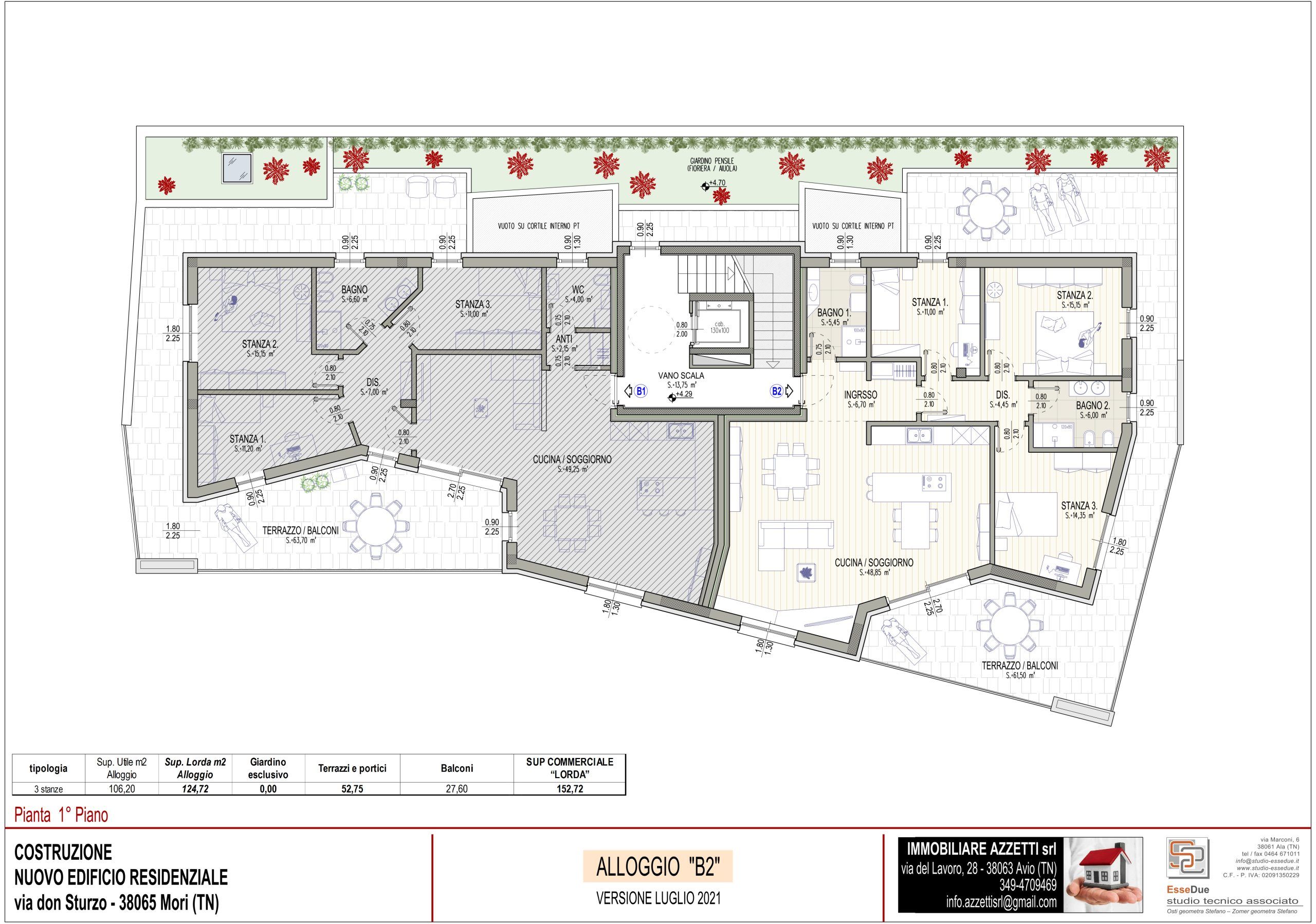 PLANIMETRIE EDIFICI DA COSTRUIRE vendita immobiliare Azzetti srl immobiliare